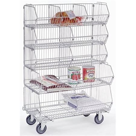 Nexel 48 x 20 in. Chrome Dolly Base WBD420